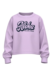 NAME IT Kort Sweat Shirt Vanita Orchid Bloom
